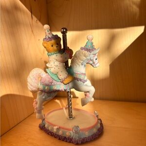 Cherished Teddies Archie with Purple Trim New in the Original Box